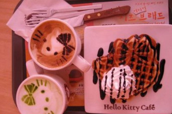 2017年HelloKitty咖啡加盟收费标